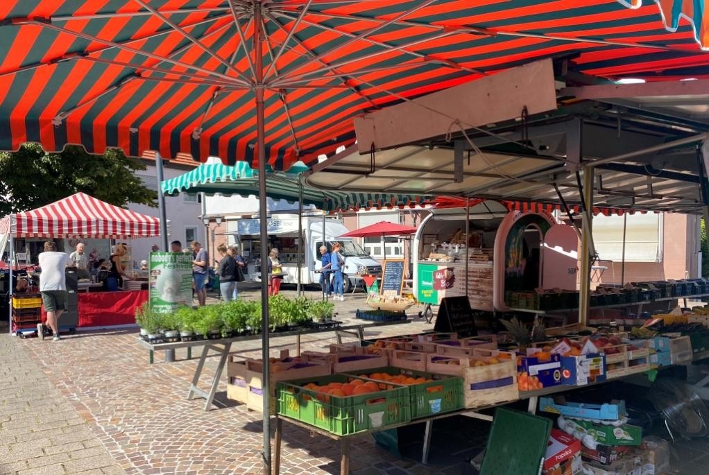 Neckarelzer Wochenmarkt, (c) Stadt Mosbach