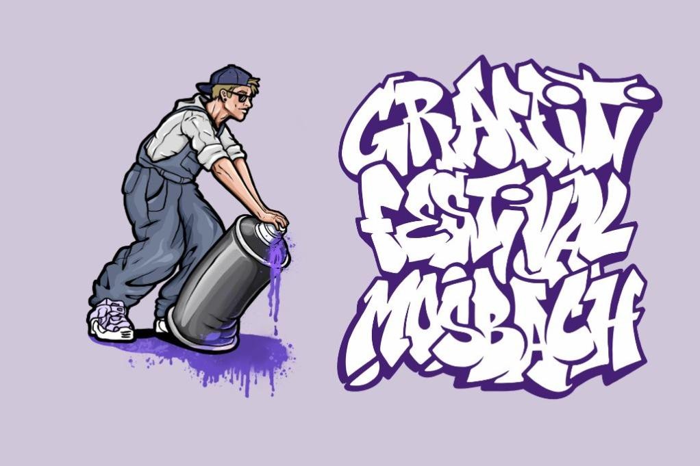 Urban Culture live: Erlebe das Graffiti-Festival Mosbach vom 24.–26. Juli am Bahnhof Neckarelz. 40 Künstler, Live-Musik & Workshops bei freiem Eintritt! ©Janis