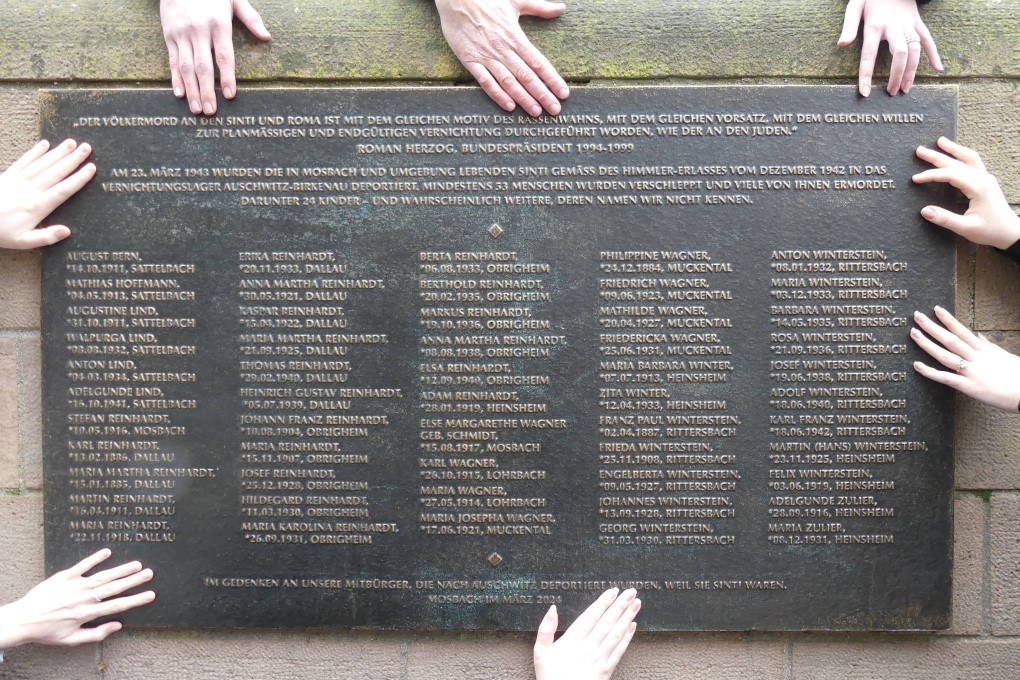 Gedenktafel am Marktplatz Mosbach, (c) Stadt Mosbach