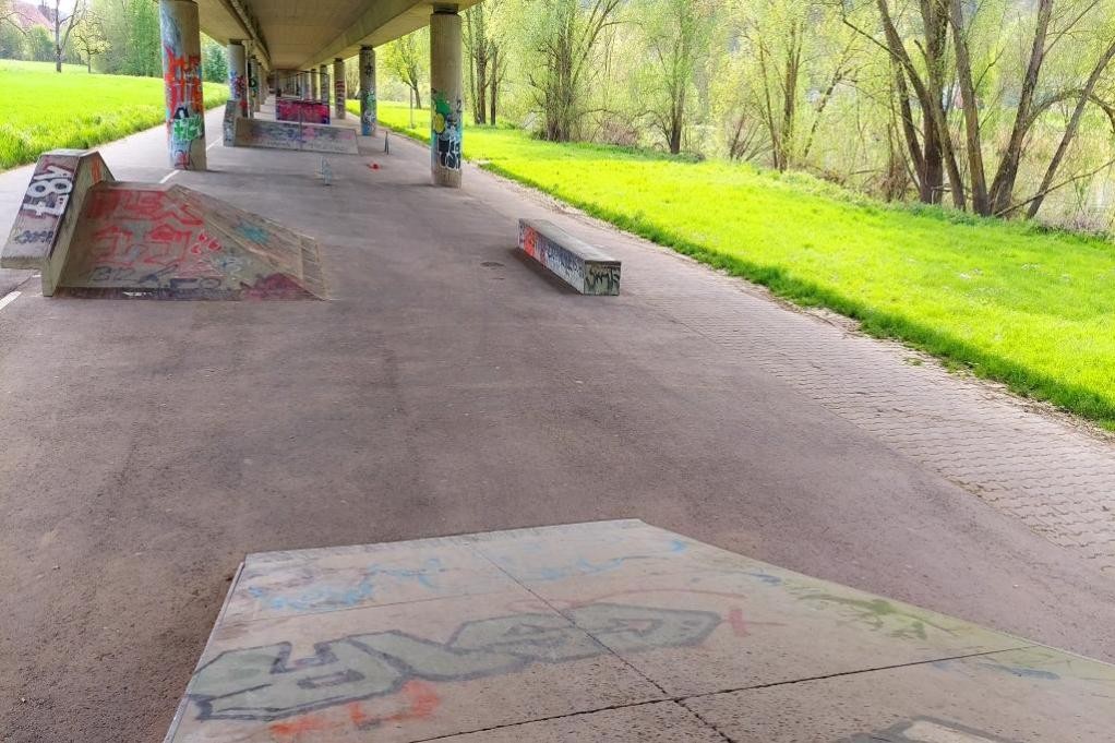Skate Anlage / Stelzenbrücke (Foto: Stadt Mosbach) Skate Anlage / Stelzenbrücke (Foto: Stadt Mosbach)