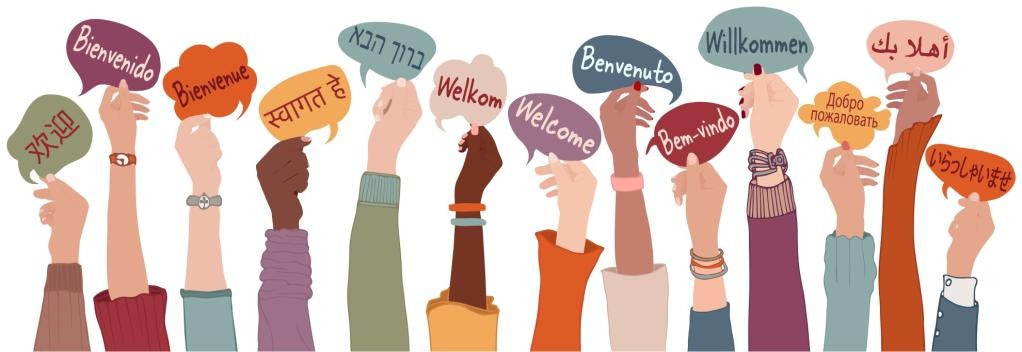 Willkommen in verschiedenen Sprachen (Foto: iStock.com/melitas)