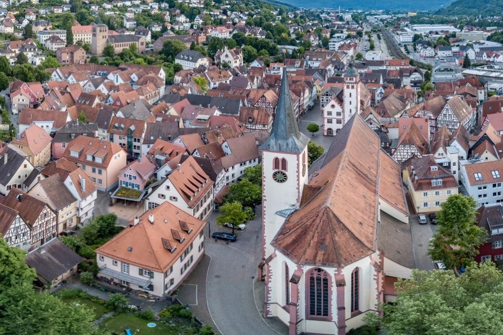 Die Mosbacher Altstadt (Foto: Thomas Kottal)