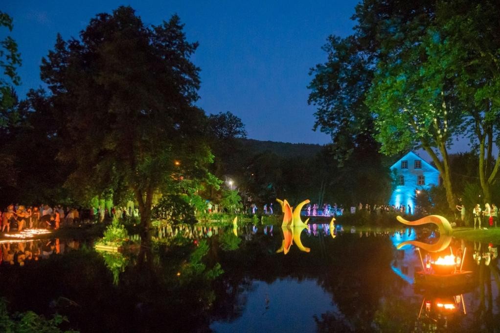 Das Lichterfest im Stadtgarten (Foto: Stefan Weindl)