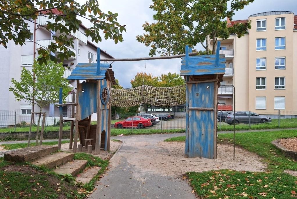 Ein Netztunnel lädt jetzt zum Spielen und Ausprobieren ein. © Stadt Mosbach